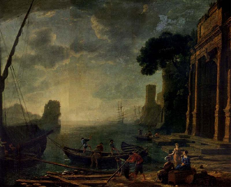 Claude Lorrain Morning in the Harbour Germany oil painting art